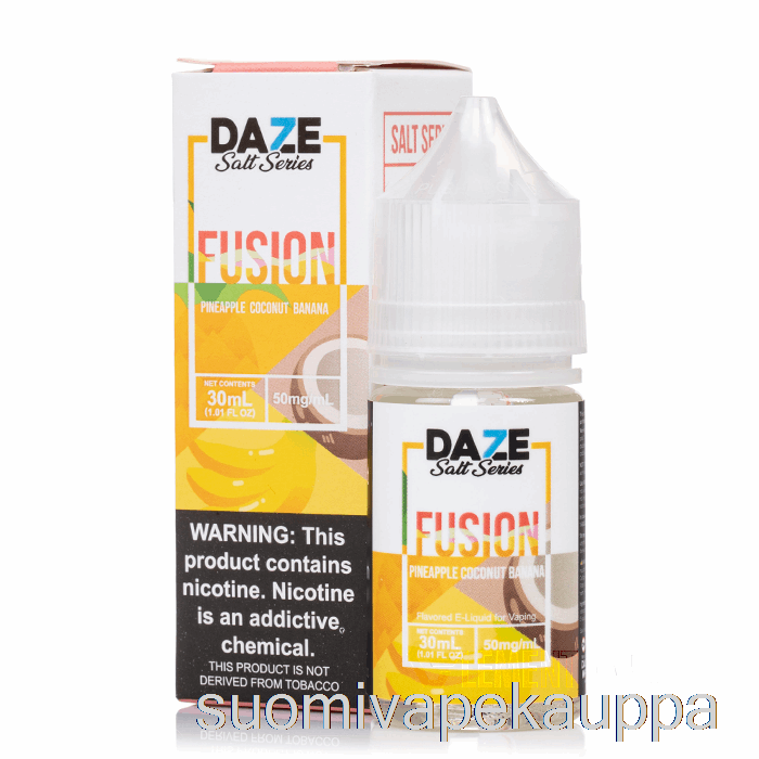 Vape Nesteet Ananas Kookos Banaani - 7 Daze Fuusiosuolaa - 30 Ml 30 Mg